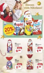 Gazetka promocyjna Combi - Prospekte - Gazetka - ważna od 30.11 do 30.11.2024 - strona 14 - produkty: beutel, duplo, eis, Kinder, lindt, milka, reis, riegel, Ti, ZTE