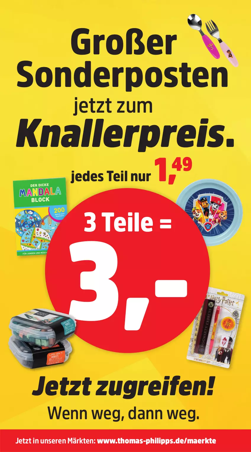 Aktueller Prospekt Thomas Philipps - von 23.03 bis 28.03.2026 - strona 3 - produkty: eis, knallerpreis, reifen, reis, sonderposten