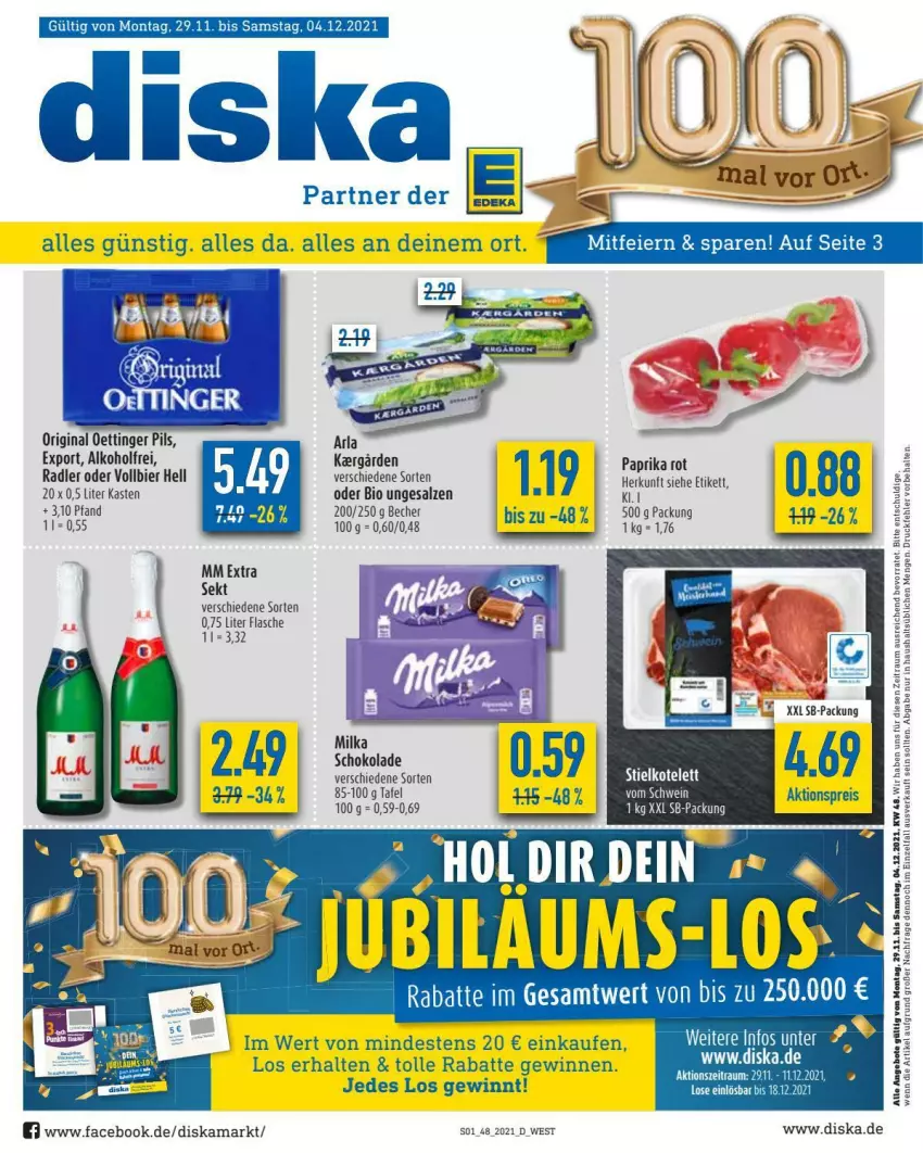 Aktueller Prospekt Diska - Prospekte - von 29.11 bis 04.12.2021 - strona 1