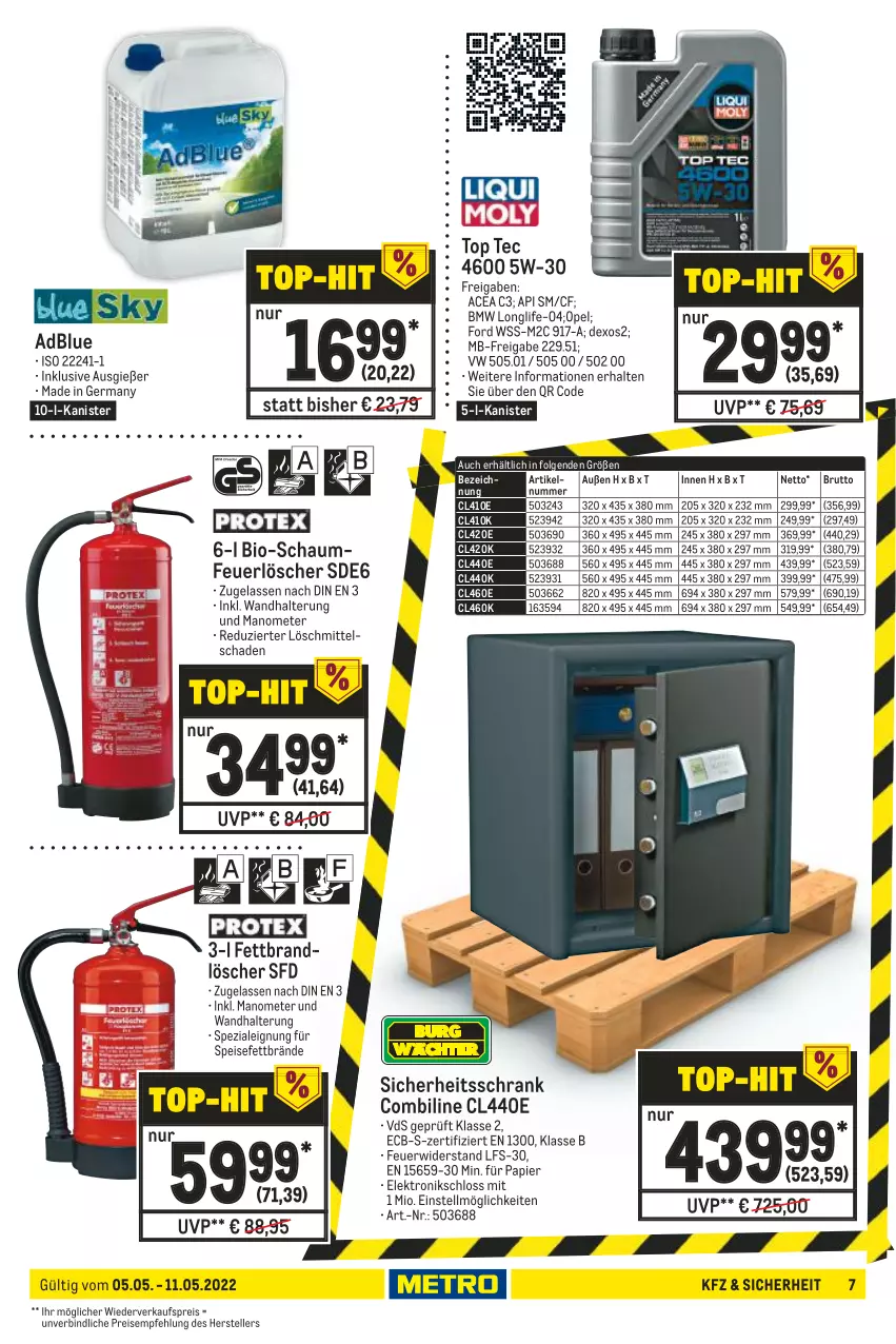 Aktueller Prospekt Metro - NonFood - von 05.05 bis 11.05.2022 - strona 7 - produkty: adblue, bio, brut, eis, Elektro, elle, Germ, LG, longlife, papier, reis, Schrank, Spezi, teller, Ti, wandhalterung