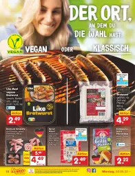 Gazetka promocyjna Netto Marken-Discount - Filial-Angebote - Gazetka - ważna od 04.06 do 04.06.2022 - strona 10 - produkty: Bau, bratwurst, eis, emmentaler, für grill und pfanne, grill, grill und pfanne, grillplatte, Käse, latte, Like Meat, ndk, pfanne, pfannen, pfannenkäse, reis, rotkäppchen, schwein, Speck, Ti, und pfanne, wein, wurst