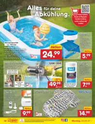 Gazetka promocyjna Netto Marken-Discount - Filial-Angebote - Gazetka - ważna od 04.06 do 04.06.2022 - strona 26 - produkty: adapter, akku, Bad, bio, biozidprodukte, Brei, Desinfektion, edelstahl, eis, erde, family pool, LG, luftmatratze, matratze, ndk, planschbecken, pool, Rauch, reis, rwe, tablet, tablett, Tablette, thermometer, Ti, usb, wasser