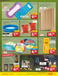 Gazetka promocyjna Netto Marken-Discount - Filial-Angebote - Gazetka - ważna od 04.06 do 04.06.2022 - strona 27 - produkty: angebot, auto, ball, bambus, bestpreis, blume, blumen, Calcium, eis, Garten, Gartenfackel, hängematte, Kette, Kinder, lamm, leds, Leuchte, leuchten, luftmatratze, matratze, milch, pool, reis, rel, ring, Schal, sonnenmilch, Ti, tisch, tischleuchte, usb, ZTE