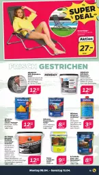 Gazetka promocyjna Netto - Woche 15 - Gazetka - ważna od 13.04 do 13.04.2024 - strona 15 - produkty: auer, Bau, braun, elle, Garten, Holz, lack, Lacke, Liege, nuss, Pinsel, sonnenliege, spachtel, Ti, Universalverdünner