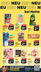 Gazetka promocyjna Netto - Woche 15 - Gazetka - ważna od 13.04 do 13.04.2024 - strona 5 - produkty: angebot, aufschnitt, brot, brötchen, gebäckmischung, hummus, knäckebrot, milch, Ria, Rostocker, salami, Sonntagsbrötchen, Ti, weihenstephan