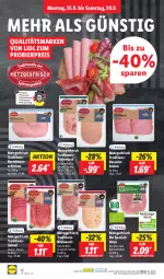 Gazetka promocyjna Lidl - Aktionsprospekt - Gazetka - ważna od 30.09 do 30.09.2023 - strona 16 - produkty: aktionspreis, braten, eis, hinterschinken, kasseler, Kasselerbraten, reis, salami, schinken, schnitten, Ti, wurst, ZTE