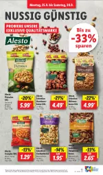 Gazetka promocyjna Lidl - Aktionsprospekt - Gazetka - ważna od 30.09 do 30.09.2023 - strona 17 - produkty: alesto, angebot, bier, Biere, eis, haselnuss, natur, nuss, pistazien, preisvorteil, reis, salz, Ti, walnuss, walnusskerne, ZTE