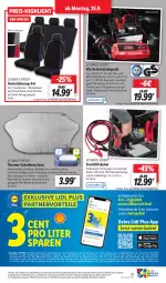 Gazetka promocyjna Lidl - Aktionsprospekt - Gazetka - ważna od 30.09 do 30.09.2023 - strona 29 - produkty: auto, Bank, batterie, batterien, decke, eis, kopfstütze, ladegerät, led-licht, LG, passend für alle, reis, Ria, Schal, sitzbank, spee, Ti, weck, Windschutz, Zangen, ZTE