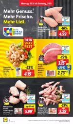 Gazetka promocyjna Lidl - Aktionsprospekt - Gazetka - ważna od 30.09 do 30.09.2023 - strona 6 - produkty: aktionspreis, angebot, brustfilet, coupon, eis, filet, filets, fisch, fische, Fischer, Frische Hähnchen, garnelen, geschnetzeltes, hähnchenbrust, hähnchenbrustfilet, latte, minutensteaks, ndk, nuss, pute, Putengeschnetzeltes, reis, Schal, Schale, steak, steaks, Ti, Zelt, ZTE