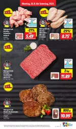 Gazetka promocyjna Lidl - Aktionsprospekt - Gazetka - ważna od 30.09 do 30.09.2023 - strona 7 - produkty: aktionspreis, eis, fleisch, Frische Hähnchen, gulasch, hackfleisch, minutenschnitzel, reis, rind, rinder, schnitzel, schwein, schweine, schweinegulasch, steak, steaks, Ti, wein, weine, ZTE