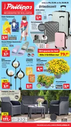 Gazetka promocyjna Thomas Philipps - Gazetka - ważna od 28.06 do 28.06.2025 - strona 1 - produkty: akku, Bad, chrysanthemen, Duftkerze, Garten, Hartschalenkoffer, kerze, Kinder, kissen, koffer, Kugel, LG, loungeset, pflanze, pflanzen, Schal, Schale, sessel, sitzkissen, Sofa, Teleskop, Ti, tisch, topf, wasser