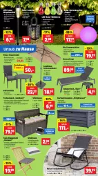 Gazetka promocyjna Thomas Philipps - Gazetka - ważna od 28.06 do 28.06.2025 - strona 5 - produkty: akku, auto, Bank, Bau, baumwolle, braun, edelstahl, eis, Garten, gartentisch, Holz, kerze, kissen, klappstuhl, Kugel, kunststoffgeflecht, laterne, LED-Kerze, leds, Leuchte, LG, Liege, Mode, reis, rel, rückenlehne, rwe, salz, Schal, Schaukel, schirmständer, sitzkissen, sonnenliege, sonnenschirm, stapelstuhl, stuhl, Stühl, Ti, tisch, vorteilspreis, wasser, wolle