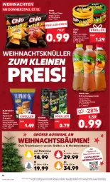 Gazetka promocyjna Kaufland - Prospekt - Gazetka - ważna od 13.12 do 13.12.2023 - strona 14 - produkty: angebot, Bau, beutel, chips, dip, eis, erfrischungsgetränk, fuze tea, getränk, Holz, honig, Honig-Senf, kräuter, leine, limo, limonade, mac, pfirsich, Pretzel, reis, Salsa, senf, Soße, tee, Ti, tomate, tortilla, tortillas, weihnachten, ZTE, zwiebel