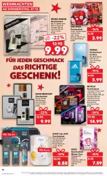 Gazetka promocyjna Kaufland - Prospekt - Gazetka - ważna od 13.12 do 13.12.2023 - strona 16 - produkty: Adidas, angebot, axe, beutel, body, bodylotion, bruno banani, David Beckham, deo, deospray, dove, dusche, duschgel, eau de toilette, geschenkset, handtuch, Handy, Handytasche, kerze, Lotion, mac, netflix, Old Spice, parfum, pflegedusche, Tasche, Ti, tuc, weihnachten, ZTE