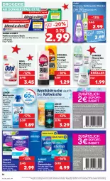 Gazetka promocyjna Kaufland - Prospekt - Gazetka - ważna od 13.12 do 13.12.2023 - strona 34 - produkty: aktionspreis, Alwa, Always, angebot, binden, Brei, coupon, creme, Damenbinden, deo, Discreet, duschgel, eis, fairy, fleisch, garnier, gin, Guhl, Haftcreme, lenor, lenor waschmittel, lenor weichspüler, Meister, meister proper, mundwasser, Odol, orchidee, pril, Rauch, reis, roll-on, shampoo, slip, slipeinlagen, spülung, Ti, wäscheparfüm, waschmaschine, waschmittel, wasser, weichspüler, ZTE