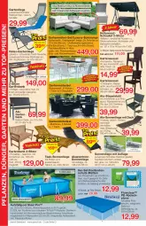 Gazetka promocyjna Jawoll - Prospekte - Gazetka - ważna od 09.04 do 09.04.2022 - strona 10 - produkty: abdeckplane, armlehnen, aufbewahrungsbox, Bank, braun, dell, dünger, eis, elle, Garten, gartenbank, gartenliege, gartenmöbel, gartensessel, glasplatte, hollywoodschaukel, Holz, kissen, kopfkissen, kraft, latte, LG, Liege, möbel, Mode, pflanze, pflanzen, pool, reis, rel, Ria, Rückenkissen, rückenlehne, rwe, Schaukel, sessel, sitzkissen, Sofa, sonnenliege, stapelstuhl, steel pro, stuhl, Stühl, tablet, tablett, tee, Ti, tisch, top-preis, wasser, wellnessbereich, Zelt