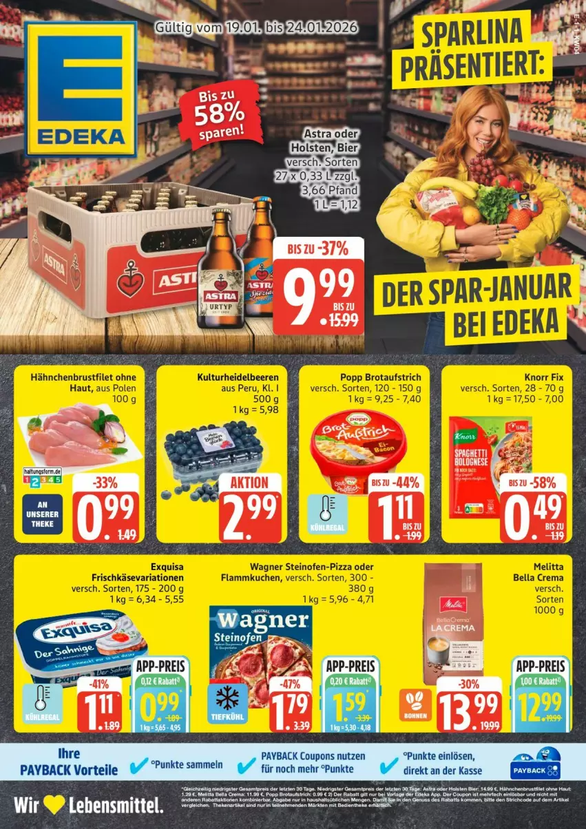 Aktueller Prospekt Edeka - Prospekte - von 19.01 bis 24.01.2026 - strona 1