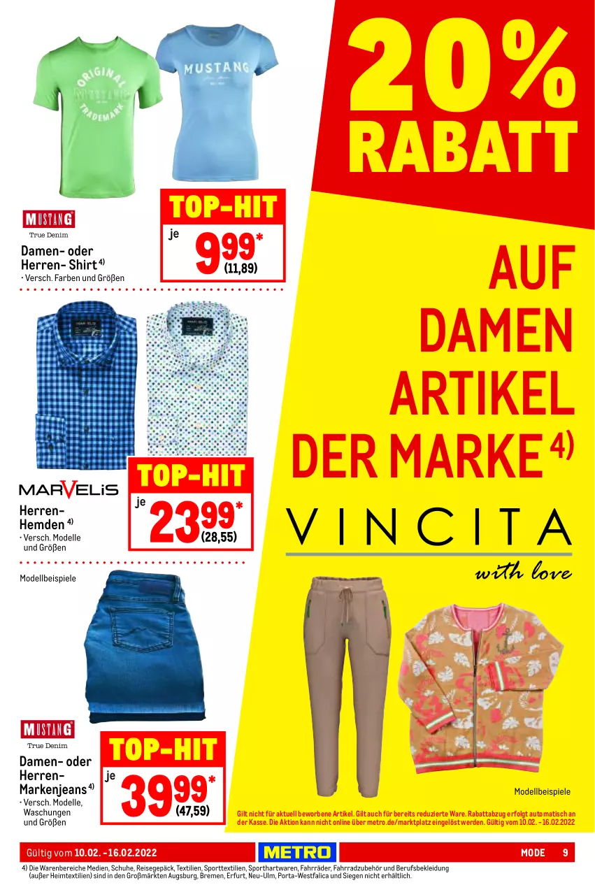 Aktueller Prospekt Metro - NonFood - von 10.02 bis 16.02.2022 - strona 9 - produkty: auto, dell, eis, elle, erde, Fahrrad, heimtextilien, hemd, hemden, jeans, kleid, Kleidung, LG, Metro, Mode, reis, schuhe, shirt, Spiele, Sport, Ti, tisch, top-hit