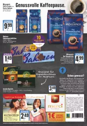 Gazetka promocyjna Edeka - Angebote der Woche - Gazetka - ważna od 17.09 do 17.09.2022 - strona 19 - produkty: abis, angebot, bahlsen, beutel, bohne, bohnen, Cap, cappuccino, cin, coupon, coupons, erde, espresso, gin, jacobs, kaffee, Kapselmaschine, merci, nuss, Ria, schoko, schokolade, schokoladen, Spezi, Ti