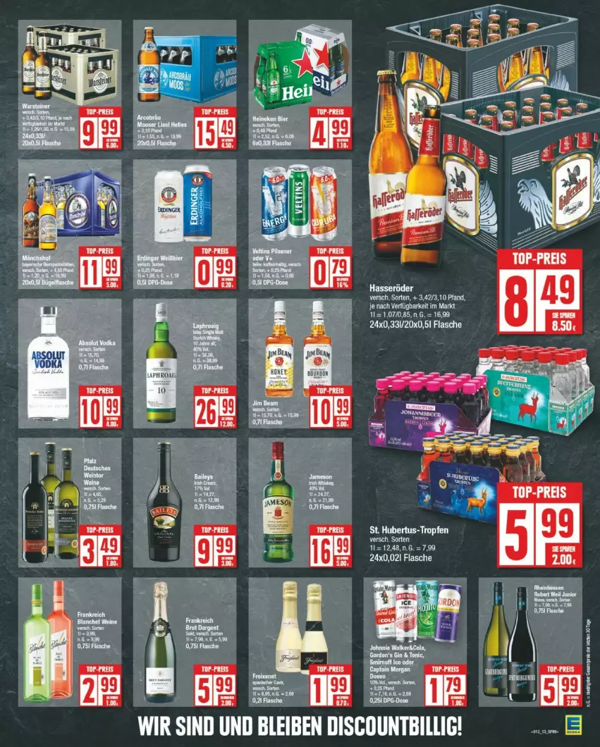 Aktueller Prospekt Edeka - Prospekte - von 18.03 bis 23.03.2024 - strona 13 - produkty: eis, flasche, reis, tee, top-preis