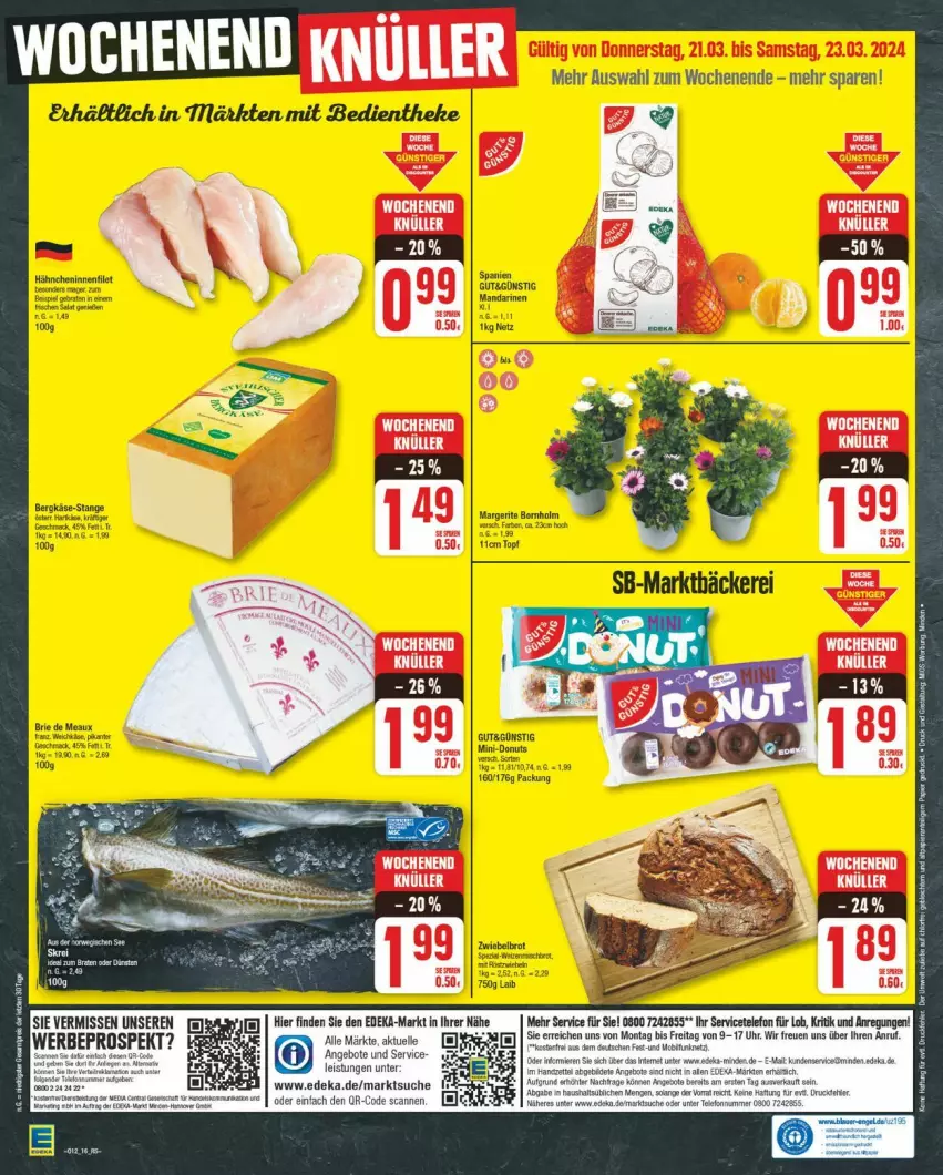 Aktueller Prospekt Edeka - Prospekte - von 18.03 bis 23.03.2024 - strona 16 - produkty: elle, telefon, Ti, uhr