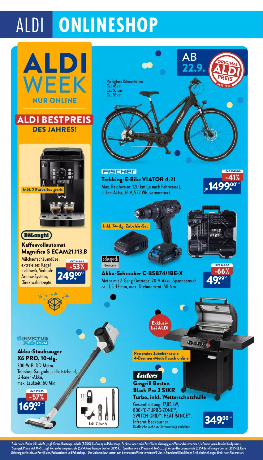 Aktueller Prospekt Aldi Nord - Von Montag - von 23.09 bis 28.09.2024 - strona 32 - produkty: akku, Akku-Staubsauger, aldi, auto, bestpreis, dell, E-Bike, eis, entkalker, gasgrill, grill, lack, LG, li-ion-akku, milch, Mode, ndk, reis, rezept, rezepte, rum, rwe, Schal, Schale, schutzhülle, Sport, staubsauger, Teleskop, Ti, uhr