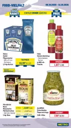 Gazetka promocyjna Metro - Wochen-Angebote Gastro - Gazetka - ważna od 11.10 do 11.10.2025 - strona 13 - produkty: angebot, blätterteig, cola, eis, elle, flasche, frischkäse, gewürz, gewürzketchup, heinz, Hela, kappa, Käse, ketchup, mayonnaise, mehl, mondamin, papier, paprika, peperoni, Peroni, reis, ring, salat, sandwich, Schal, Schale, schoko, tante fanny, Ti, tiefpreis, Yo