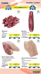 Gazetka promocyjna Metro - Wochen-Angebote Gastro - Gazetka - ważna od 11.10 do 11.10.2025 - strona 4 - produkty: Abtei, angebot, angebote, aqua, brustfilet, eis, elle, ente, Entenbrust, filet, fisch, fische, Fischer, fischtheke, fleisch, forelle, frischfisch, früchte, Gänsebrust, garnelen, gulasch, hafer, lachs, lachsfilet, meeresfrüchte, Metro, rel, rwe, Schere, schnitten, seelachsfilet, Ti, topf, Wild