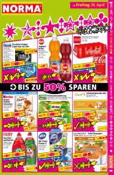 Gazetka promocyjna Norma - Norma - Gazetka - ważna od 29.04 do 29.04.2024 - strona 17 - produkty: apfel, banane, Cap, drink, erfrischungsgetränk, flasche, geschirr, geschirrspülmittel, getränk, gin, grana, granatapfel, hörnchen, joghur, joghurt, kirsch, kokos, milch, Nassnahrung, nuss, papier, pfirsich, pril, Rana, reiniger, sauce, schoko, schokolade, spülmittel, tafelschokolade, Ti, toilettenpapier, vollmilch, Waffelhörnchen, zitrone