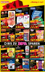 Gazetka promocyjna Norma - Norma - Gazetka - ważna od 29.04 do 29.04.2024 - strona 7 - produkty: Apple, axe, citrus, Donut, donuts, duschgel, erdnuss, fisch, fische, flasche, grill, grillhaxe, Haxe, hühner, kaffee, küche, Küchen, lachs, lachsschinken, mac, milch, nudel, nudel-topf, nuss, pils, pril, regal, sahne, schinken, schnitten, shampoo, Ti, topf, Tüte, vanille, vollmilch