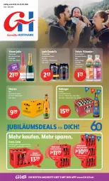 Gazetka promocyjna Getraenke Hoffmann - Prospekte - Gazetka - ważna od 23.05 do 23.05.2026 - strona 1 - produkty: angebot, angebote, bier, brut, champagne, coca-cola, cola, eis, erdinger, himbeer, jack daniel, Jack Daniel’s, Jubiläums, pfirsich, reis, Ti, vita, volvic, whiskey, zitrone