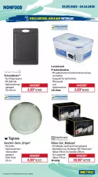 Gazetka promocyjna Metro - Wochen-Angebote - Gazetka - ważna od 04.10 do 04.10.2025 - strona 21 - produkty: angebot, auto, drink, eis, elle, geback, gefrierfach, geschirr, gin, Gläser, LG, Metro, mikrowelle, Ofen, pfanne, pfannen, pizza, Pizzaofen, reis, Ria, saft, spülmaschinen, steinofen, teller, Ti, timer, Waffeleisen, Yo