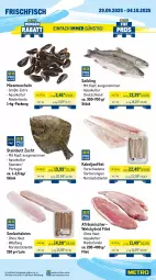 Gazetka promocyjna Metro - Wochen-Angebote - Gazetka - ważna od 04.10 do 04.10.2025 - strona 5 - produkty: Abtei, angebot, angebote, aqua, axe, bsf, decke, Deckel, eis, filet, fisch, fleisch, frischfisch, Haxe, kabeljaufilet, Kette, lachs, Metro, Muscheln, rwe, Saibling, steak, steakhüfte, Ti, Wels, Wild