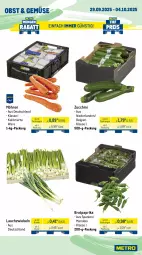 Gazetka promocyjna Metro - Wochen-Angebote - Gazetka - ważna od 04.10 do 04.10.2025 - strona 8 - produkty: angebot, auer, Bau, Bauer, Becher, brie, butter, camembert, frucht, fruchtjoghurt, joghur, joghurt, Käse, käsescheiben, Lauchzwiebel, lauchzwiebeln, Le Rustique, LG, mac, meggle, milch, milram, möhren, obst, paprika, schnittkäse, schnittkäsescheiben, Streichzart, Ti, zucchini, zwiebel, zwiebeln