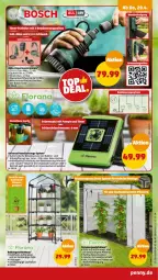 Gazetka promocyjna Penny - Prospekte - Gazetka - ważna od 22.04 do 22.04.2023 - strona 15 - produkty: akku, auer, auto, bosch, elle, fenster, Gewächshaus, insektenschutz, kübelpflanzen, pflanze, pflanzen, Rana, Ria, sekt, Ti, tisch, usb, wasser