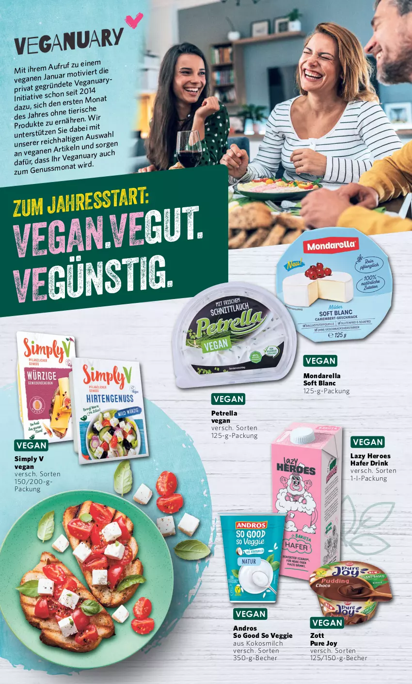 Aktueller Prospekt Combi - Prospekte - von 02.01 bis 20.01.2024 - strona 6 - produkty: Becher, drink, hafer, hero, kokos, kokosmilch, milch, nuss, petrella, rel, sim, Ti, veggie, zott