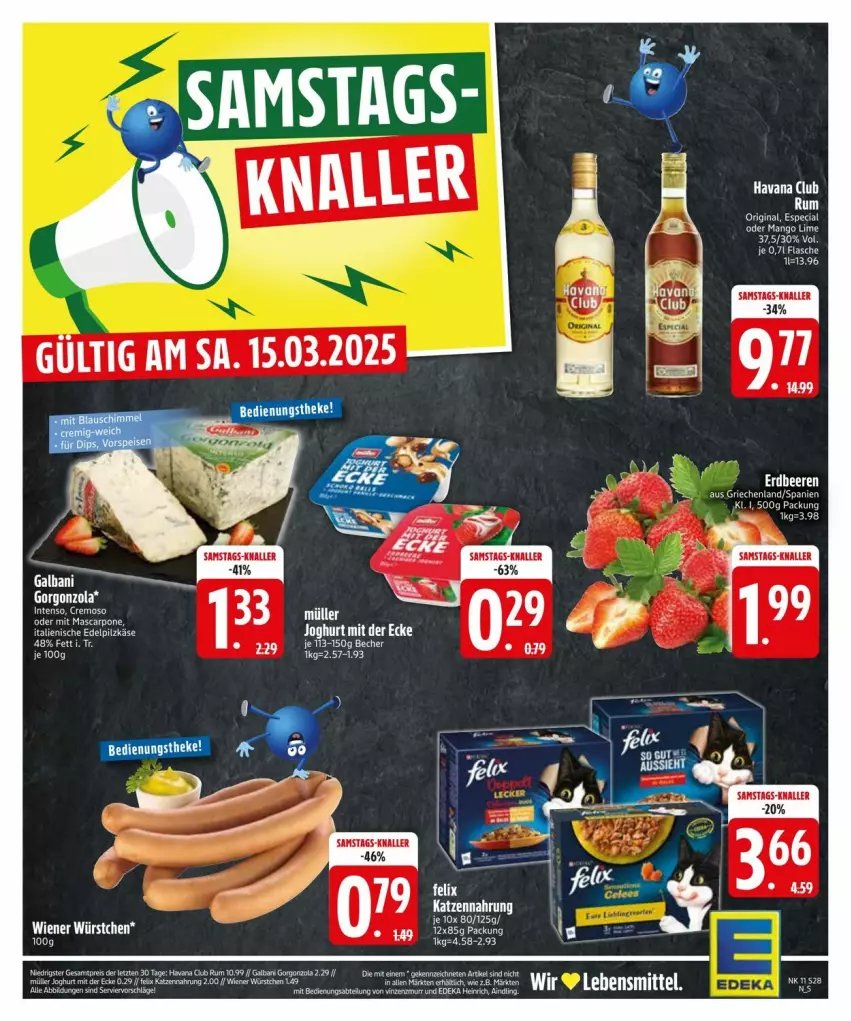 Aktueller Prospekt Edeka - Prospekte - von 10.03 bis 17.03.2025 - strona 30 - produkty: Abtei, Becher, beere, beeren, deka, eis, elle, ente, erdbeere, erdbeeren, gin, gorgonzola, Havana Club, intenso, Käse, Müller, reis, Ti