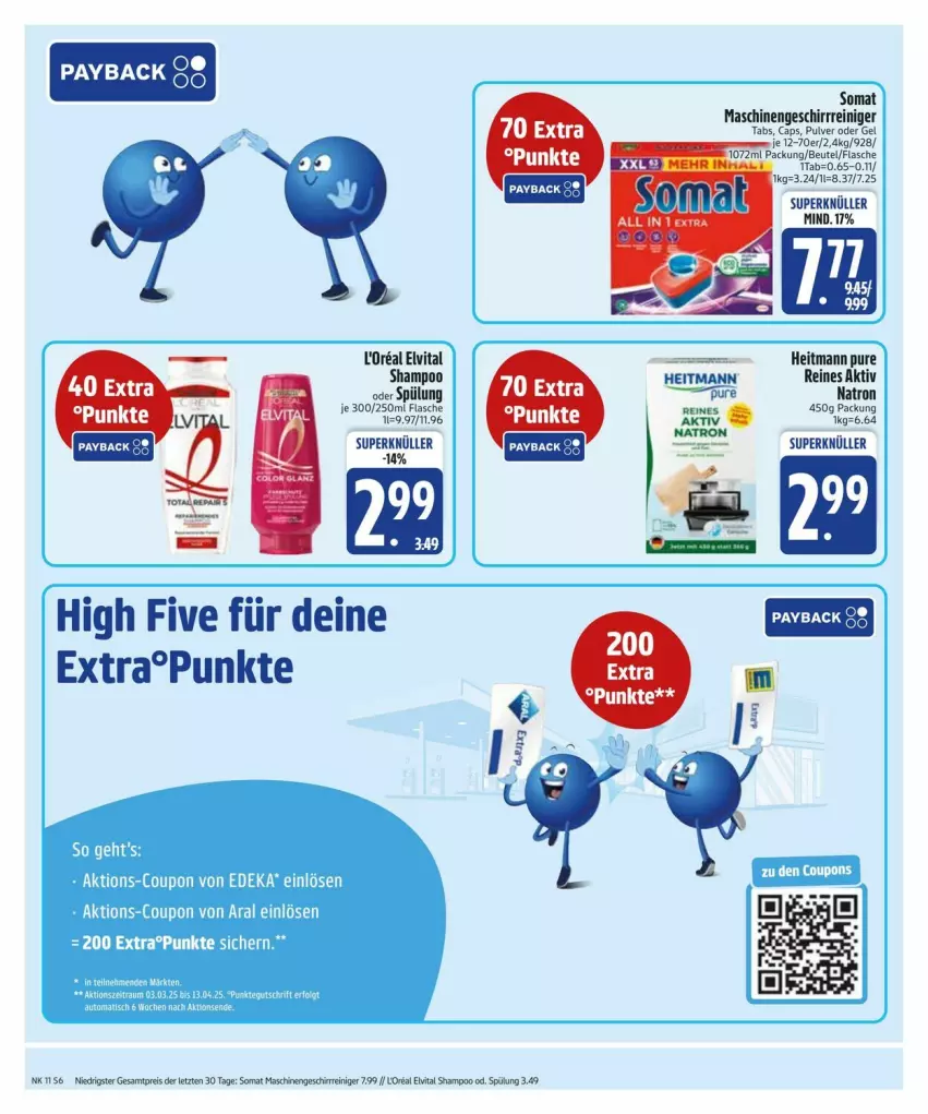 Aktueller Prospekt Edeka - Prospekte - von 10.03 bis 17.03.2025 - strona 8 - produkty: auto, coupon, deka, elvital, flasche, geschirr, heitmann, LG, reiniger, shampoo, somat, spülung, Ti, tisch, vita