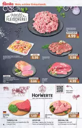 Gazetka promocyjna Famila - Prospekte - Gazetka - ważna od 06.01 do 06.01.2024 - strona 4 - produkty: auer, braten, eis, ente, fleisch, gewürz, hackfleisch, hähnchenflügel, kasseler, kotelett, Kraut, küche, Küchen, lachs, Lachsbraten, mit gemüse, natur, pfanne, rind, rinder, rinderbraten, Sauerkraut, schnitten, schwein, schweine, Schweinehackfleisch, Ti, Tiere, wein, weine