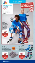 Gazetka promocyjna AldiSud - NÄCHSTE WOCHE - Gazetka - ważna od 11.11 do 11.11.2023 - strona 31 - produkty: aldi, Bau, baumwolle, decksohle, dell, eis, elle, hose, Mode, Pantoffeln, Pyjama, reis, Ria, socken, Ti, top-preis, wolle, xmas