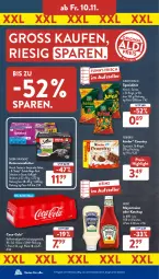 Gazetka promocyjna AldiSud - NÄCHSTE WOCHE - Gazetka - ważna od 11.11 do 11.11.2023 - strona 37 - produkty: coca-cola, cola, eis, elle, erfrischungsgetränk, ferrero, flasche, funny-frisch, Geflügel, gelee, getränk, heinz, ketchup, Kinder, mayonnaise, nassfutter, reis, Ria, riegel, ring, salami, sauce, Schal, Schale, sheba, Spezi, teller, Ti, whiskas, Yo