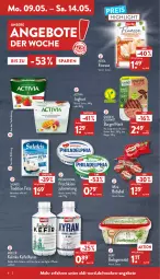 Gazetka promocyjna Aldi Nord - Aldi-Aktuell - Gazetka - ważna od 14.05 do 14.05.2022 - strona 6 - produkty: activia, activia joghurt, aldi, angebot, angebote, aus der tiefkühlung, Ayran, babybel, braten, burger, eis, feta, finesse, flasche, frischkäse, garden gourmet, herta, herta finesse, ilag, joghur, joghurt, Käse, Kefir, Müller, philadelphia, Popp, reis, salakis, salat, salz, Schal, Schale, soja, Ti, wasser