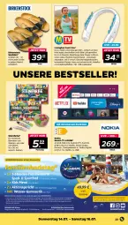 Gazetka promocyjna Netto - Woche 28 - Gazetka - ważna od 16.07 do 16.07.2022 - strona 23 - produkty: akku, Android TV, asti, Bad, Bad Liebenwerda, birkenstock, corona, deka, deo, disney, dvb, eier, eis, elle, erfrischungsgetränk, Germ, getränk, gutschein, Kinder, ladekabel, Meister, netflix, nokia, rum, sandale, sandalen, Schal, Sport, Ti, uhr, usb, wasser