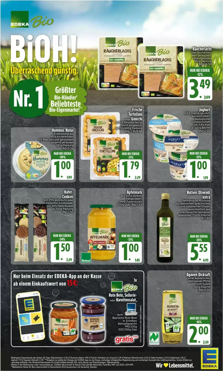 Aktueller Prospekt Edeka - Prospekte - von 20.01 bis 25.01.2025 - strona 2 - produkty: agaven, angebot, apfel, buch, cookie, cookies, deka, dicksaft, eis, elle, ente, flasche, gnocchi, hafer, haferflocken, Holz, hummus, lachs, LG, natives olivenöl, natur, olive, oliven, olivenöl, olivenöl extra, Räucherlachs, reis, rote bete, saft, sesam, Sesamöl, tee, Ti, torte, tortelloni, trolli, ZTE