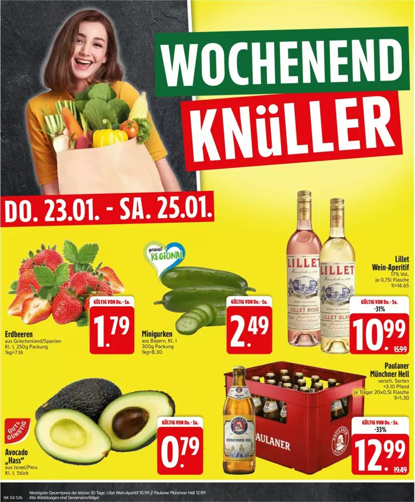 Aktueller Prospekt Edeka - Prospekte - von 20.01 bis 25.01.2025 - strona 28 - produkty: aperitif, eis, lillet, Paula, paulaner, reis, Ti, wein, ZTE