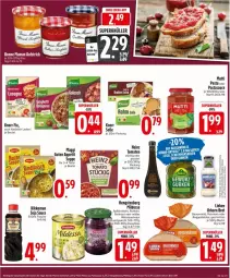 Gazetka promocyjna Edeka - Prospekte - Gazetka - ważna od 25.01 do 25.01.2025 - strona 13 - produkty: apfel, auer, Bau, Bauer, beutel, bonne maman, brot, buch, flasche, heinz, hengstenberg, kikkoman, knorr, knorr fix, korn, Kraut, lieken, mam, Mutti, pasta, pesto, rotkohl, sauce, Sauerkraut, schnitten, soja, Soße, Ti, tomate, tomaten, urkorn, wein, Weinsauerkraut, ZTE