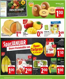 Gazetka promocyjna Edeka - Prospekte - Gazetka - ważna od 25.01 do 25.01.2025 - strona 6 - produkty: ananas, banane, bananen, frucht, früchte, hama, jumbo, kiwi, Kiwi Gold, magazin, mango, melone, Rauch, Schal, Schale, tee, Ti, trauben