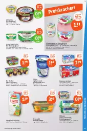 Gazetka promocyjna Tegut - Angebote der Woche - Gazetka - ważna od 14.10 do 14.10.2023 - strona 11 - produkty: ACC, actimel, almighur, almighurt, andechser natur, Becher, beere, bio, butter, Butterschmalz, danone, Dr. Oetker, ehrmann, ehrmann almighurt, elinas, elinas joghurt, ente, erdbeere, joghur, joghurt, joghurt nach, kerrygold, kirsch, kirsche, malz, mango, milch, milram, natur, natura, Paula, paula pudding, pudding, quark, rahmjoghurt, Schmalz, schoko, sour cream, Ti, vanille