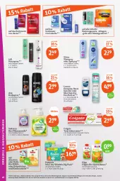 Gazetka promocyjna Tegut - Angebote der Woche - Gazetka - ważna od 14.10 do 14.10.2023 - strona 18 - produkty: axe, baby-dry, bio, body, bodyspray, Brei, colgate, colgate total, creme, deo, deospray, Durex, einwegrasierer, flasche, gillette, gin, haarspray, hipp, Kinder, kosmetik, Labello, lavera, LG, milch, müsli, natur, natura, naturkosmetik, nivea, pampers, pflanze, pflanzen, rasierapparat, rasierer, Roller, Seife, shampoo, shampoo oder spülung, Soda, spülung, Taft, telefon, Ti, uhr, windeln, zahncreme