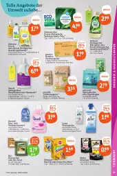 Gazetka promocyjna Tegut - Angebote der Woche - Gazetka - ważna od 14.10 do 14.10.2023 - strona 19 - produkty: angebot, angebote, asti, bambus, binden, bio, Clin, Damenbinden, eier, flasche, geschirr, geschirrspülmittel, Handseife, Heu, Holz, klarspüler, kräuter, lenor, lenor weichspüler, natur, papier, pedigree, perwoll, ring, Seife, sheba, slip, slipeinlagen, Soda, spülmaschinen, spülmittel, Tasche, taschen, taschentücher, Ti, toilettenpapier, tücher, waschmittel, weichspüler